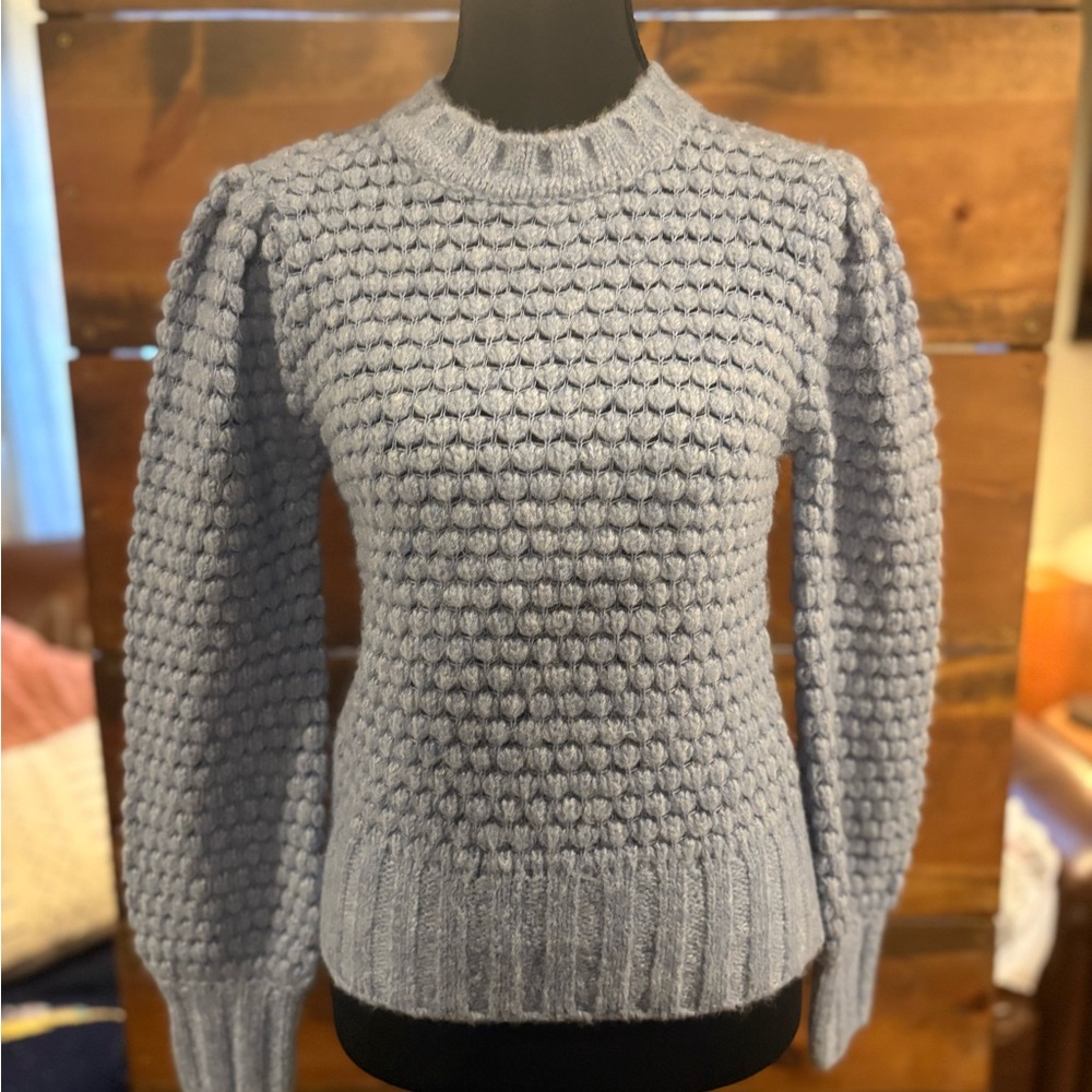 Vineyard Vines Textured Knit Sweater in Light Blue